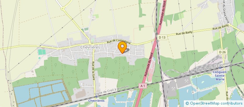 localisation de l'entreprise MONSIEUR MARLON DELVER  CHEVRIERES