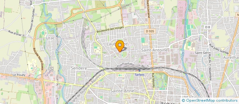 localisation de l'entreprise MONSIEUR MARLON DESPLANS  TARBES