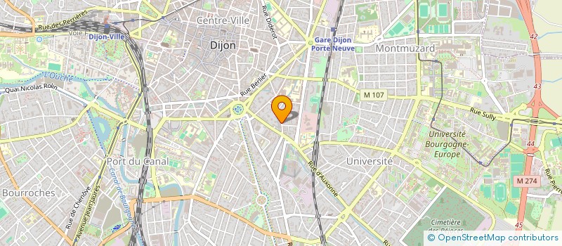 localisation de l'entreprise MONSIEUR MARLON GRUSLIN-HIPPOLYTE  DIJON