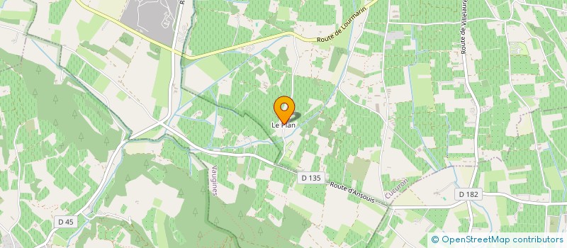 localisation de l'entreprise MONSIEUR MARLON LEGER  PUYVERT