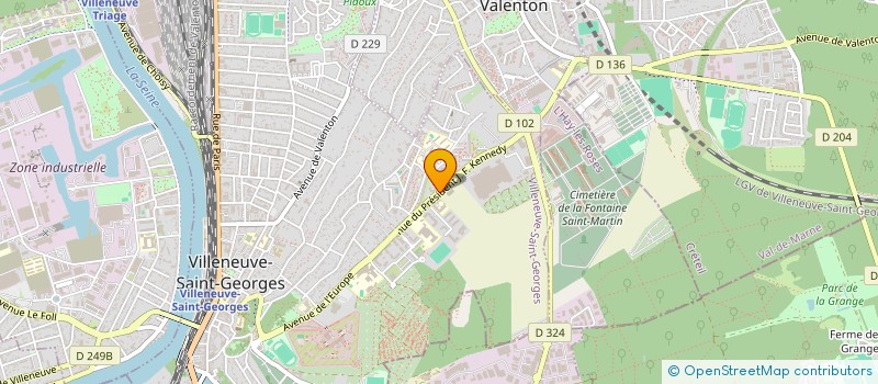 localisation de l'entreprise MONSIEUR MARLON LEMES FERREIRA  VILLENEUVE-SAINT-GEORGES