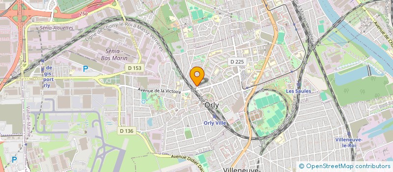 localisation de l'entreprise MONSIEUR MARLON PARLANGEAU LOPEZ  ORLY