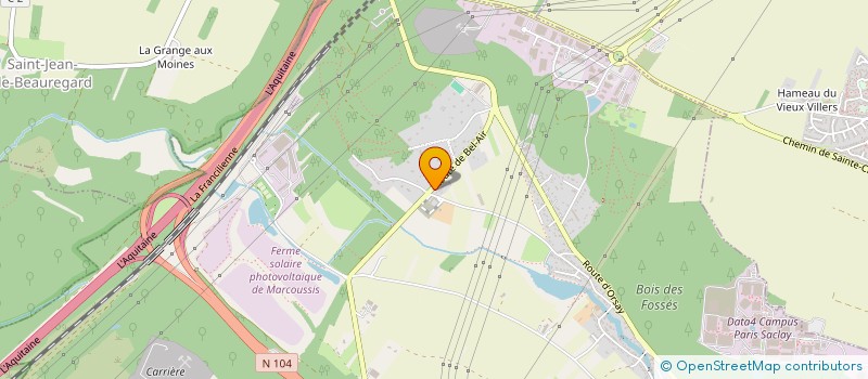 localisation de l'entreprise MONSIEUR MARLON STAELEN  MARCOUSSIS