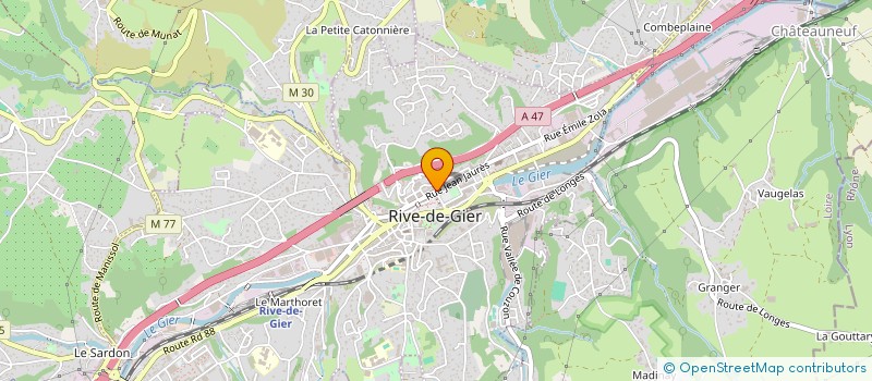 localisation de l'entreprise MONSIEUR MARLON VIS  RIVE-DE-GIER