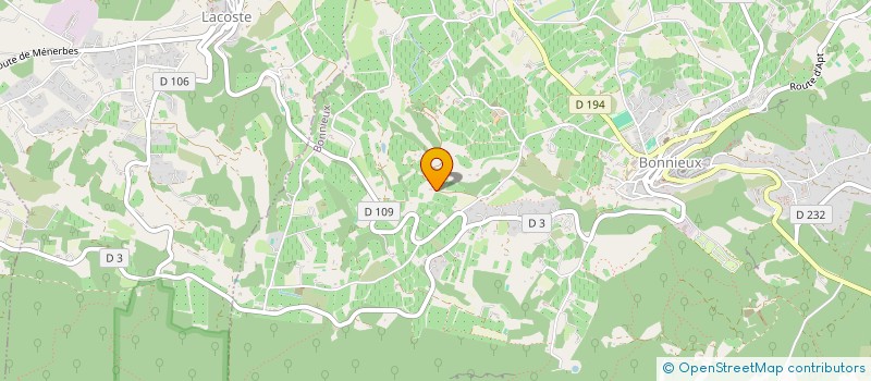 localisation de l'entreprise MONSIEUR MARNIX VAN KEIRSBILCK  BONNIEUX