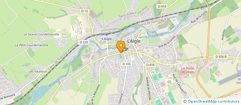 localisation de l'entreprise MONSIEUR MARO DOMINGUEZ MOYA à L'AIGLE