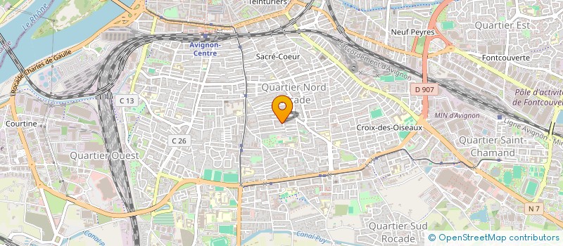 localisation de l'entreprise MONSIEUR MAROANE LAYOUNI  AVIGNON