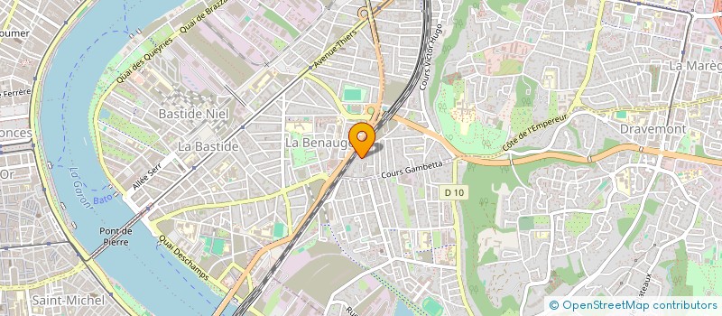 localisation de l'entreprise MONSIEUR MAROINE DIBAJ  CENON