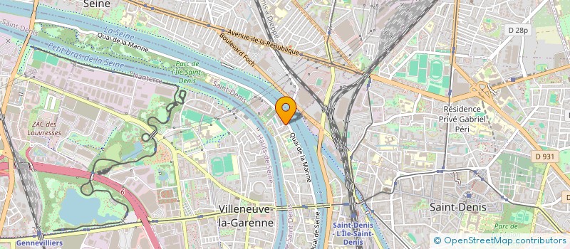 localisation de l'entreprise MONSIEUR MAROINE ERAJAI  L'ILE-SAINT-DENIS