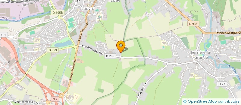 localisation de l'entreprise MONSIEUR MAROINE FATHALLAH  LOUVROIL