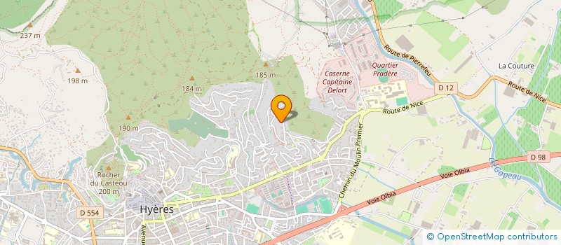 localisation de l'entreprise MONSIEUR MAROINE HADJ  HYERES