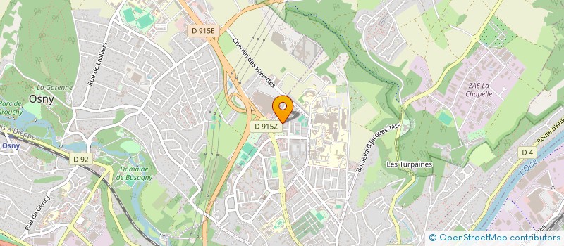 localisation de l'entreprise MONSIEUR MAROINE HADRA  PONTOISE