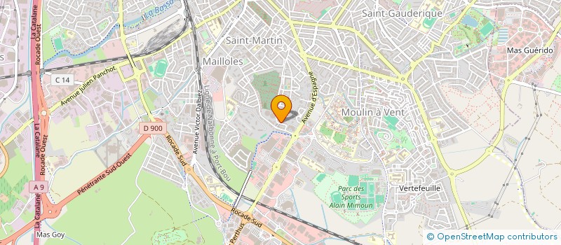 localisation de l'entreprise MONSIEUR MAROINE HERMI  PERPIGNAN