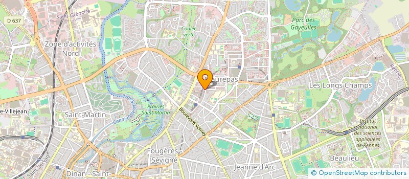 localisation de l'entreprise MONSIEUR MAROOF QURAISHI  RENNES