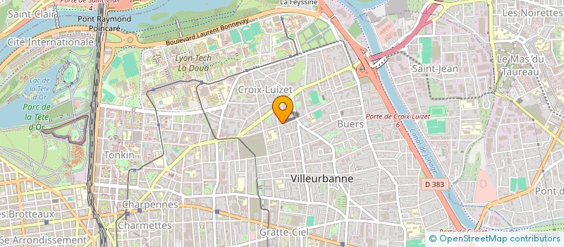 localisation de l'entreprise MONSIEUR MAROUAN ALOUI  VILLEURBANNE