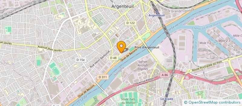 localisation de l'entreprise MONSIEUR MAROUAN AOUNALLAH  ARGENTEUIL