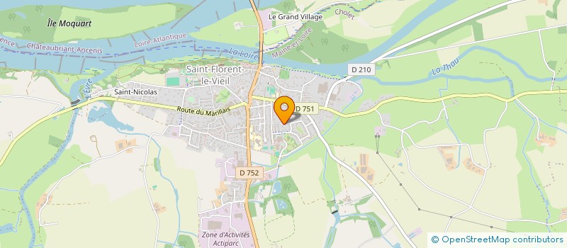 localisation de l'entreprise MONSIEUR MAROUAN BARRY  MAUGES-SUR-LOIRE