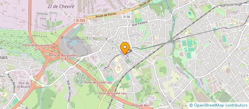 localisation de l'entreprise MONSIEUR MAROUAN BEN NASR  BOUGUENAIS