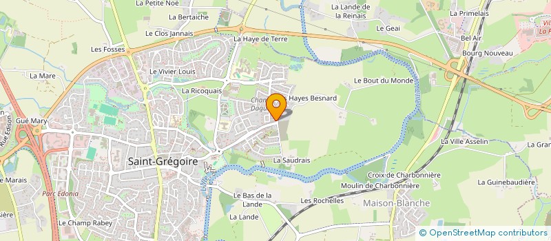 localisation de l'entreprise MONSIEUR MAROUAN BOUAICHA  SAINT-GREGOIRE