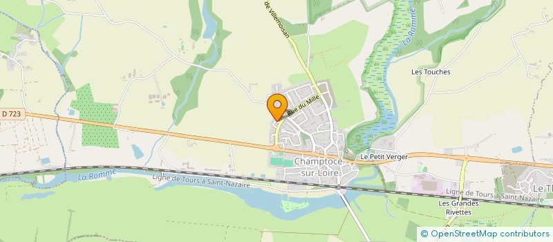 localisation de l'entreprise MONSIEUR MAROUAN BOUDELLAA  CHAMPTOCE-SUR-LOIRE