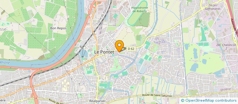 localisation de l'entreprise MONSIEUR MAROUAN BOUNANI  LE PONTET