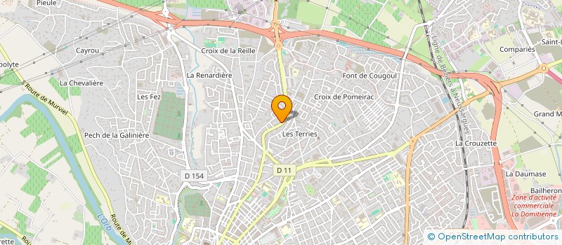 localisation de l'entreprise MONSIEUR MAROUAN DOUZ  BEZIERS