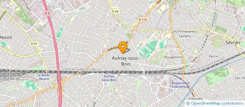 localisation de l'entreprise MONSIEUR MAROUAN DZIRI à AULNAY-SOUS-BOIS