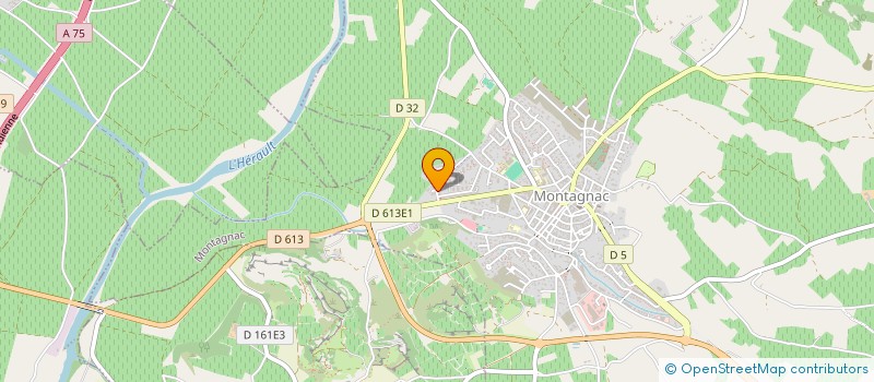 localisation de l'entreprise MONSIEUR MAROUAN HASSINE  MONTAGNAC