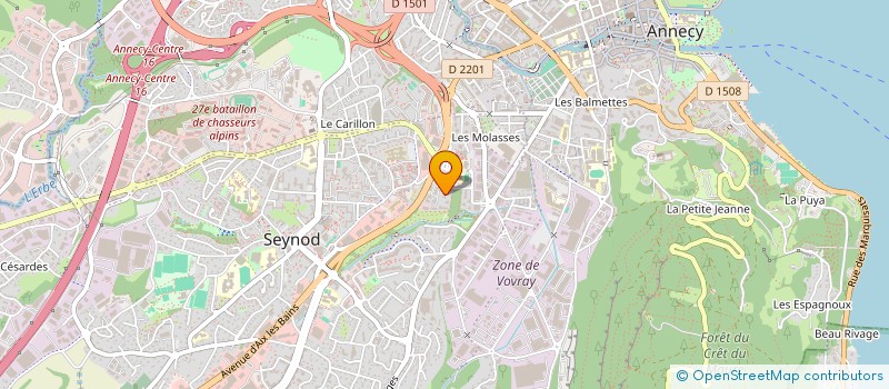 localisation de l'entreprise MONSIEUR MAROUAN HICHRI à ANNECY