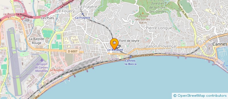 localisation de l'entreprise MONSIEUR MAROUAN LADHARI à CANNES