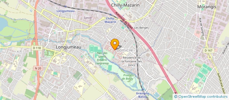 localisation de l'entreprise MONSIEUR MAROUAN MCHAREK  CHILLY-MAZARIN