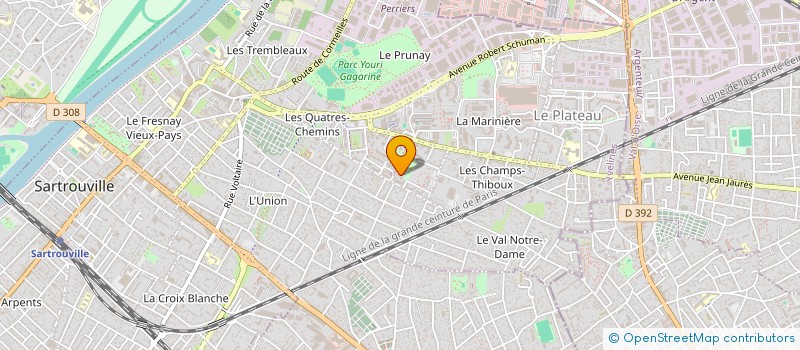localisation de l'entreprise MONSIEUR MAROUAN SAMI  SARTROUVILLE