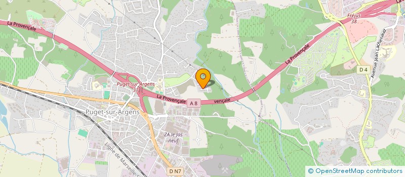 localisation de l'entreprise MONSIEUR MAROUAN SLITI à PUGET-SUR-ARGENS