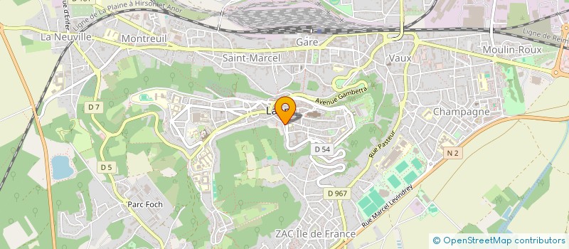 localisation de l'entreprise MONSIEUR MAROUANE ALLAGUI à LAON