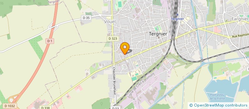localisation de l'entreprise MONSIEUR MAROUANE AMARATE à TERGNIER