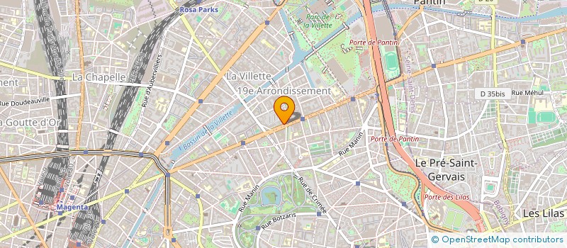 localisation de l'entreprise MONSIEUR MAROUANE BELAL  PARIS