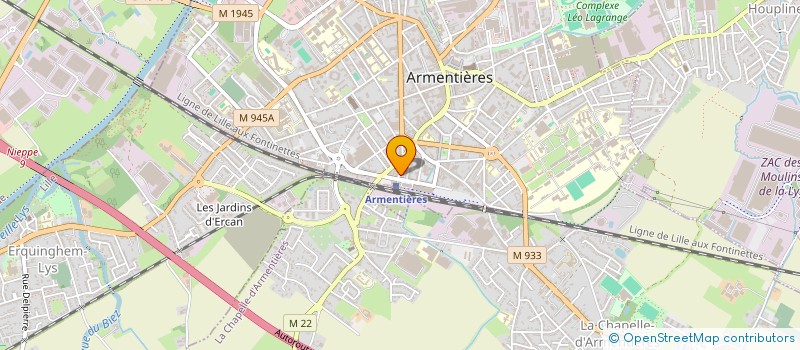 localisation de l'entreprise MONSIEUR MAROUANE BELKHDIR  ARMENTIERES