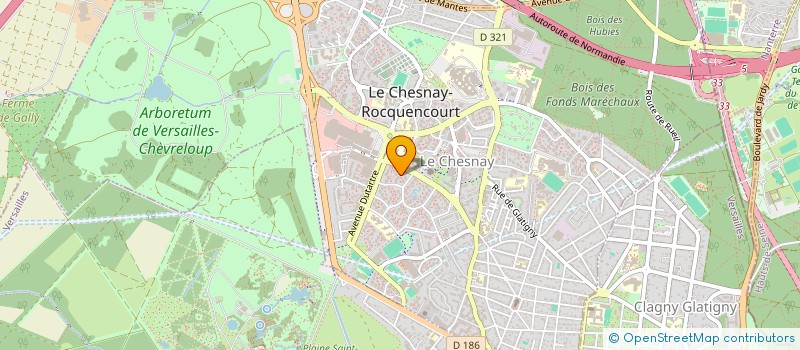 localisation de l'entreprise MONSIEUR MAROUANE BEN AISSA  LE CHESNAY-ROCQUENCOURT