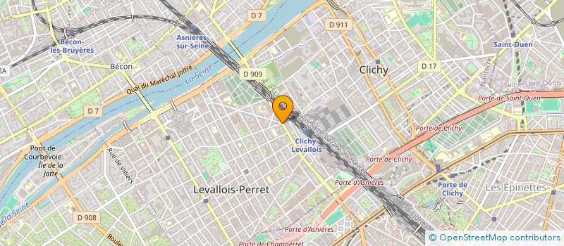 localisation de l'entreprise MONSIEUR MAROUANE BENDENNOUNE à LEVALLOIS-PERRET