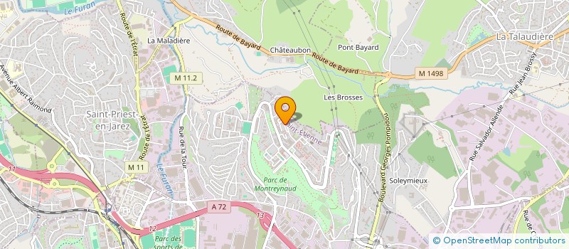 localisation de l'entreprise MONSIEUR MAROUANE BENFRID  SAINT-ETIENNE