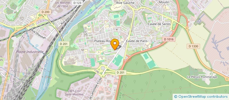 localisation de l'entreprise MONSIEUR MAROUANE BENNOUAR  CREIL