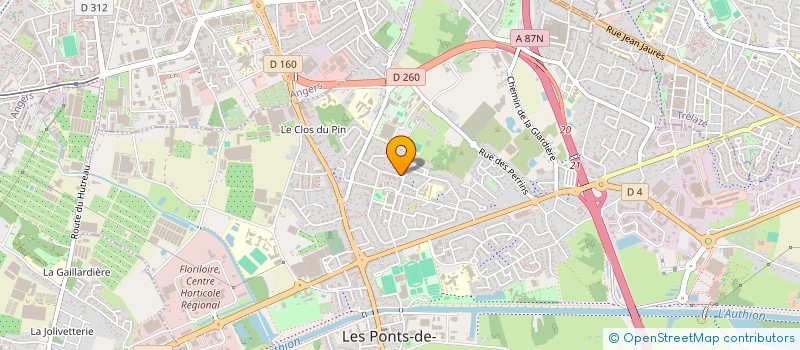 localisation de l'entreprise MONSIEUR MAROUANE BENYASS à LES PONTS-DE-CE