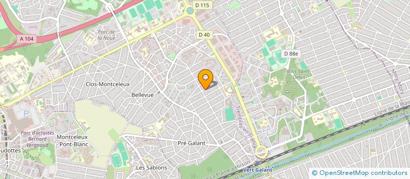 localisation de l'entreprise MONSIEUR MAROUANE BOUDJENANE  VILLEPINTE