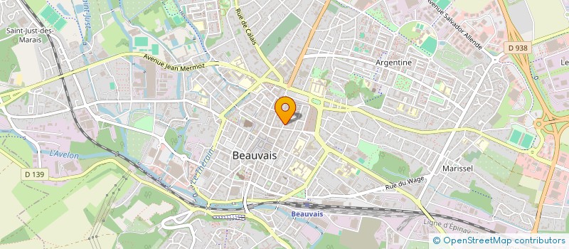 localisation de l'entreprise MONSIEUR MAROUANE CHOUCHANE  BEAUVAIS