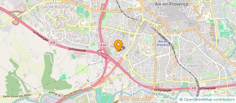 localisation de l'entreprise MONSIEUR MAROUANE DAFFI  AIX-EN-PROVENCE