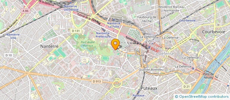 localisation de l'entreprise MONSIEUR MAROUANE DJERRAYA  NANTERRE