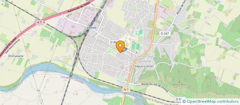 localisation de l'entreprise MONSIEUR MAROUANE EL GUELAI  LIVRON-SUR-DROME