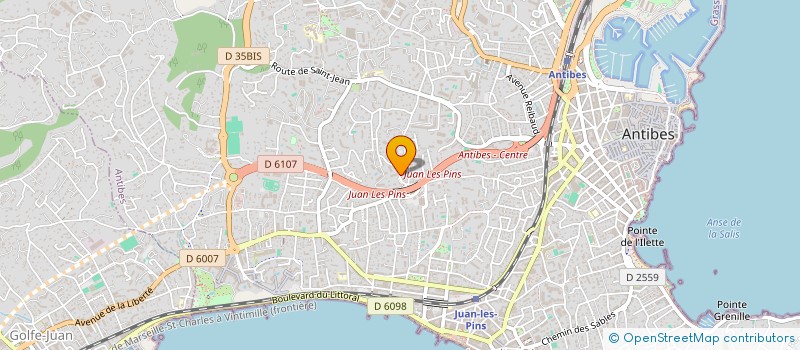 localisation de l'entreprise MONSIEUR MAROUANE ELLILI  ANTIBES