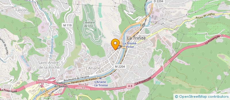 localisation de l'entreprise MONSIEUR MAROUANE ELOUARRAK à NICE