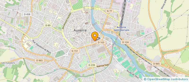 localisation de l'entreprise MONSIEUR MAROUANE FELLAH à AUXERRE